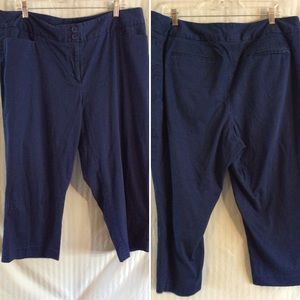 🌺SOLD🌺Lane Bryant| Blue Capris Pants, Size 18